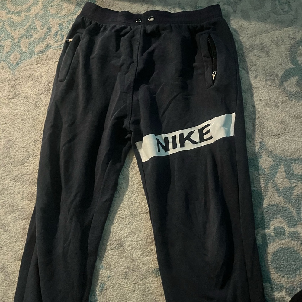 Nike Black and White Kids Joggers